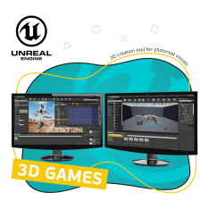 Unreal Engine 4. Игровой движок - КИБЕРшкола программирования для детей, компьютерные курсы для школьников, начинающих и подростков - KIBERone г. Отрадное