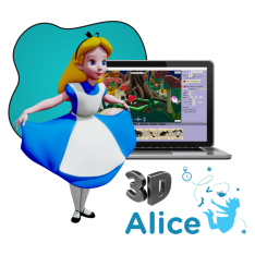 Alice 3d - КИБЕРшкола программирования для детей, компьютерные курсы для школьников, начинающих и подростков - KIBERone г. Отрадное