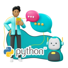 Умный чат-бот на Python на Telegram - КИБЕРшкола программирования для детей, компьютерные курсы для школьников, начинающих и подростков - KIBERone г. Отрадное